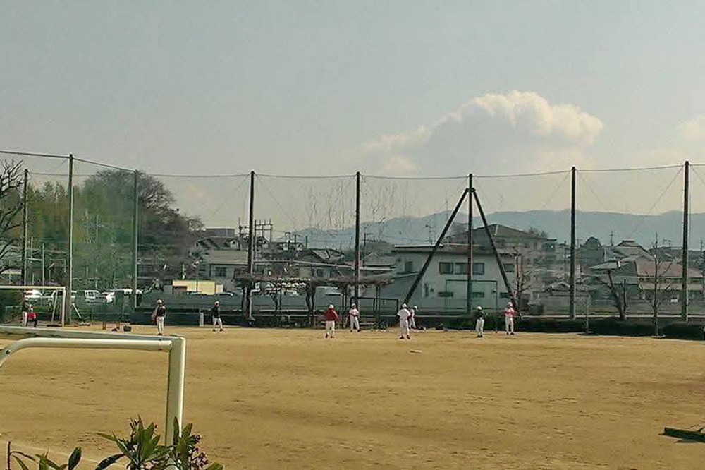 枚方ヤンチャーズの練習風景